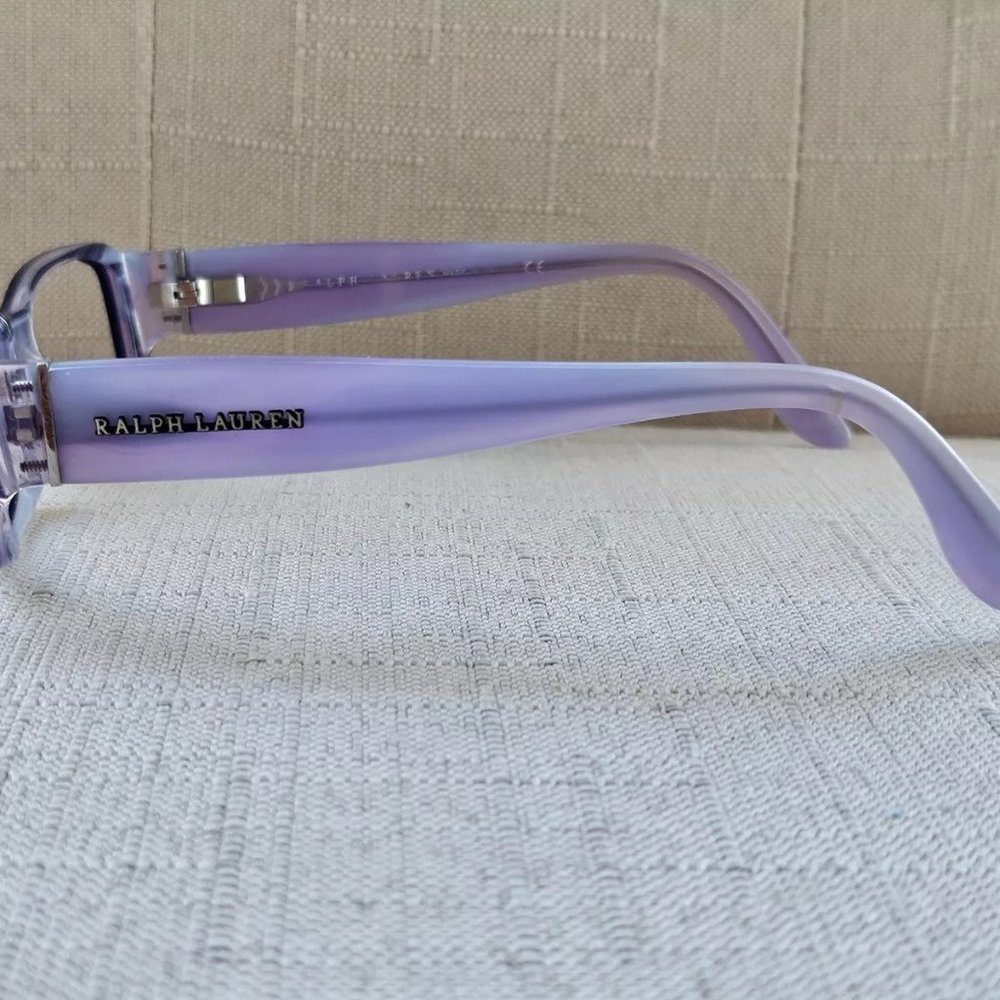 RL Ralph Lauren Women Glasses Frame Lilac/Black Eyeglasses RL6018 Made in Italy - Picture 8 of 12